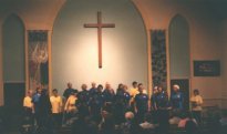 It looks much better when the church is full