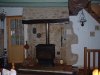 Ancient chimney with stove